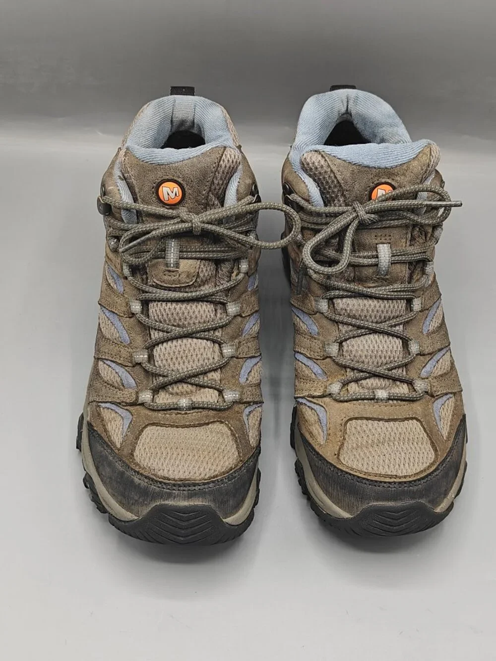 MERRELL MOAB GRANITE WOMENS WATERPROOF HIKING SHOES SIZE 11 US Pre-Owned